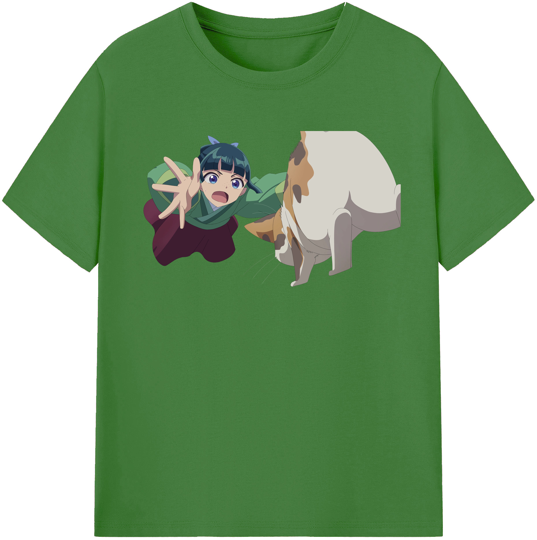 （画像用） 薬屋のひとりごと The Apothecary Diaries レディースカジュアルプリントTシャツ（綿100％）